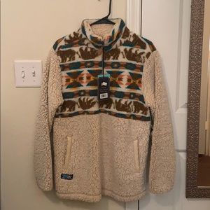 Simply Southern Sherpa Pullover style:bear